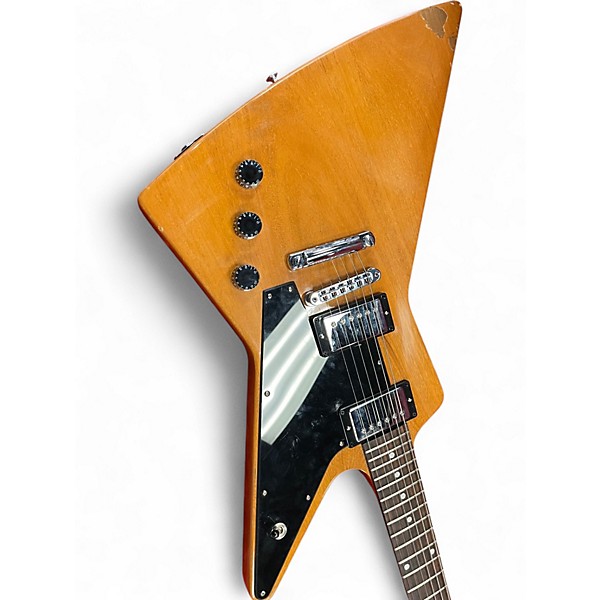 Used 2023 Gibson 70S EXPLORER ANTIQUE FINISH Mahogany Solid Body Electric Guitar