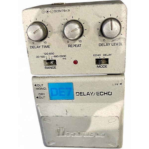 Used Ibanez DE7 Effect Pedal