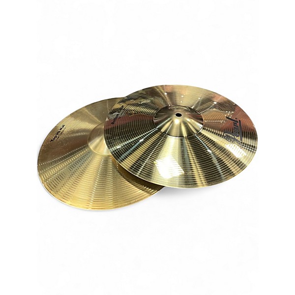 Used Pearl 14in pair of hi hats Cymbal