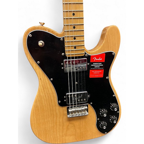 Used Fender American Professional Telecaster Deluxe Shawbucker Natural Solid Body Electric Guitar