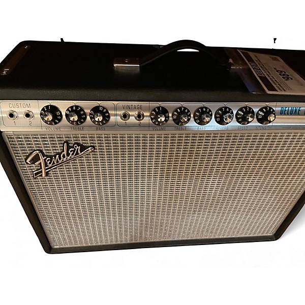 Used Fender 1968 Custom Deluxe Reverb 22W 1x12 Tube Guitar Combo Amp