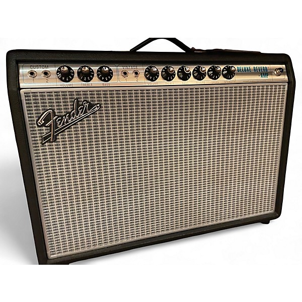 Used Fender 1968 Custom Deluxe Reverb 22W 1x12 Tube Guitar Combo Amp