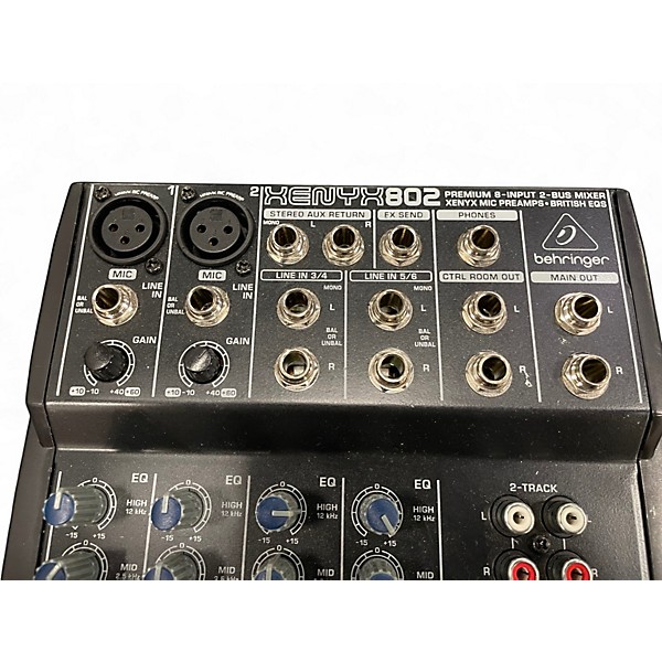 Used Behringer Xenyx 802 Unpowered Mixer