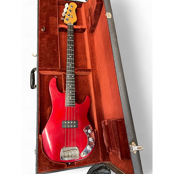 Vintage 1982 G&L L1000 Candy Apple Red Electric Bass Guitar