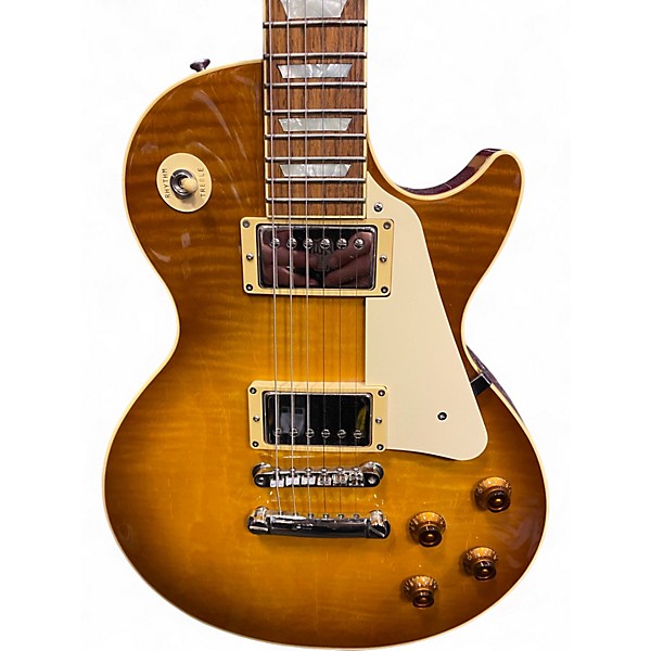 Used Epiphone Elitist Les Paul Standard Plus Honey Burst Solid Body Electric Guitar