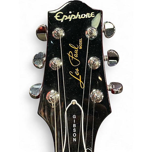 Used Epiphone Elitist Les Paul Standard Plus Honey Burst Solid Body Electric Guitar