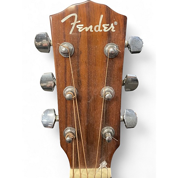 Used Fender CD140S Dreadnought Natural Acoustic Guitar
