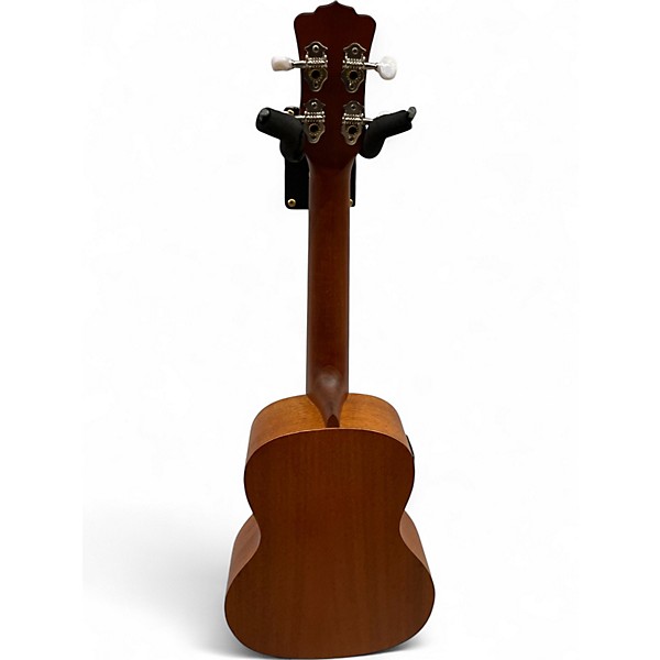Used Luna Maluhia Peace Tenor Ukulele Mahogany Ukulele