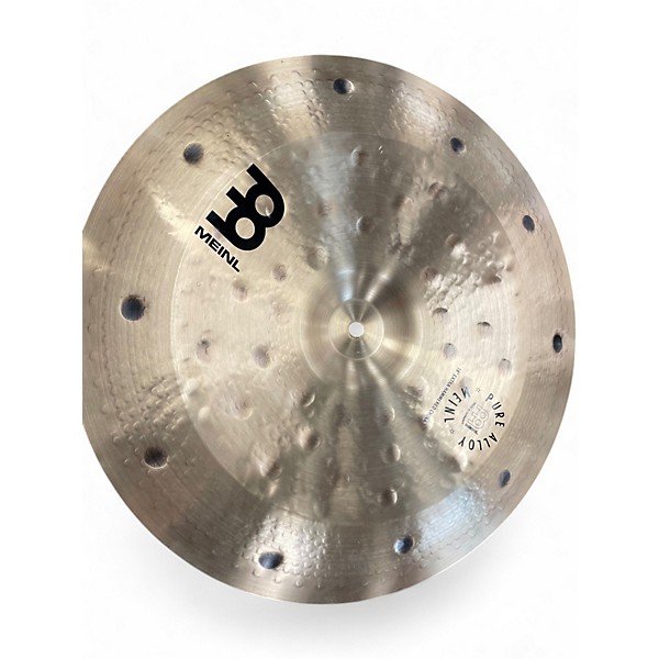 Used MEINL 18in PURE ALLOY EXTRA HAMMERED CRASH Cymbal