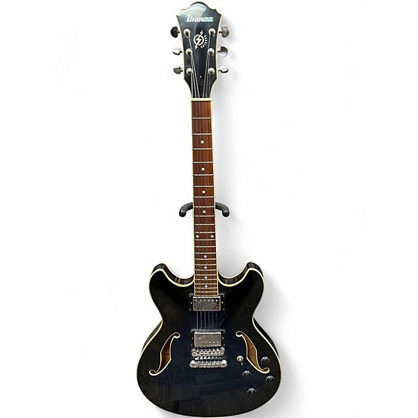 Used Ibanez AS73 Artcore Blue Burst Hollow Body Electric Guitar