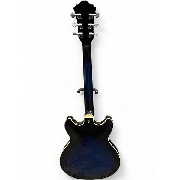 Used Ibanez AS73 Artcore Blue Burst Hollow Body Electric Guitar
