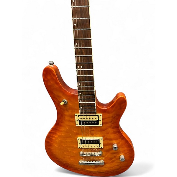 Used Agile PS-900 Amber Solid Body Electric Guitar