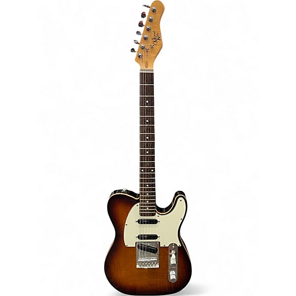 Used Michael Kelly Triple 50 2 Tone Sunburst Solid Body Electric Guitar