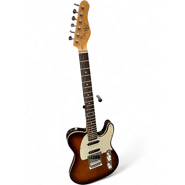 Used Michael Kelly Triple 50 2 Tone Sunburst Solid Body Electric Guitar