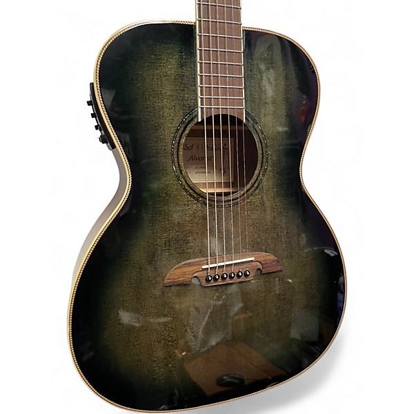 Used Alvarez AFH700WEOB Sunburst Acoustic Electric Guitar