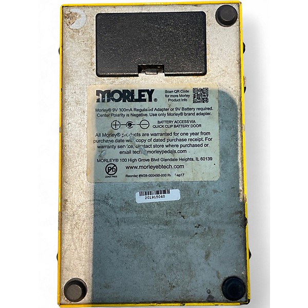 Used Morley 20/20 Power Wah Volume Effect Pedal