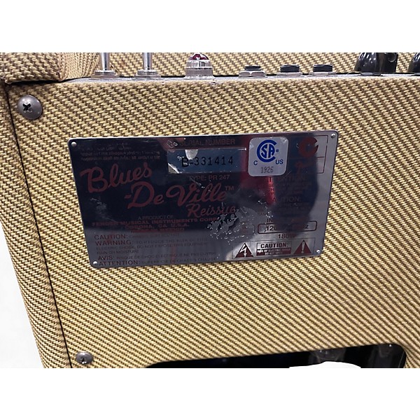 Used Fender Blues Deville 60W 4x10 Tweed Tube Guitar Combo Amp