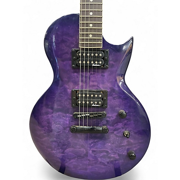 Used Jackson JS Series Monarkh JS22Q Transparent Purple Burst Solid Body Electric Guitar