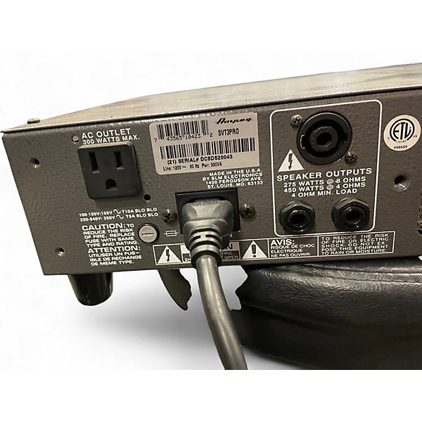 Used Ampeg SVT3PRO 450W Bass Amp Head