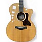 Used Taylor Sunset Blvd 214ce DLX Figured Ovangkol Natural Acoustic Electric Guitar