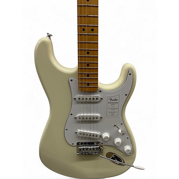 Used 2025 Fender Standard Stratocaster Olympic White Solid Body Electric Guitar