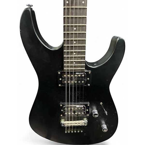 Used Ltd M-10 Satin Black Solid Body Electric Guitar
