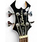 Used B.C. Rich Warlock Platinum Series Midnight Blue Electric Bass Guitar