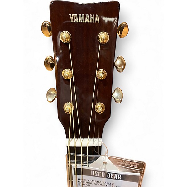 Used Yamaha TAG3 C Natural Acoustic Electric Guitar