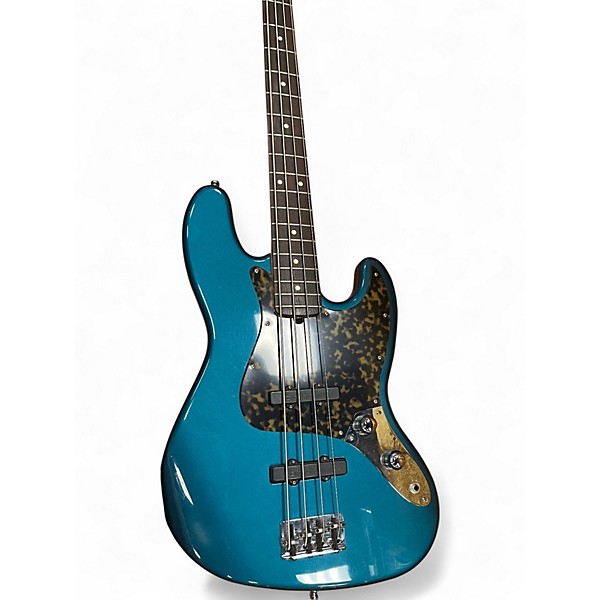 Used Fender American Standard Jazz Bass Baltic Blue Electric Bass Guitar