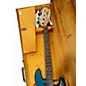Used Fender American Standard Jazz Bass Baltic Blue Electric Bass Guitar
