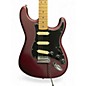 Used Fender Standard Stratocaster Satin Red Solid Body Electric Guitar