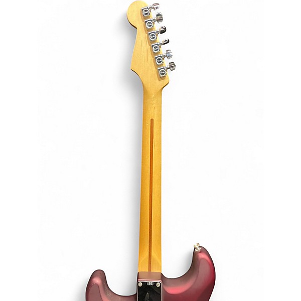 Used Fender Standard Stratocaster Satin Red Solid Body Electric Guitar