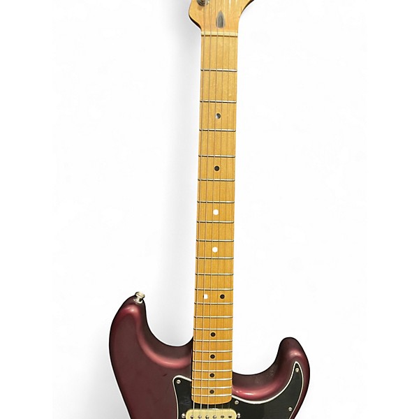 Used Fender Standard Stratocaster Satin Red Solid Body Electric Guitar