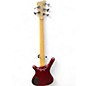 Used RockBass by Warwick Corvette $$ 5 Satin Red Electric Bass Guitar