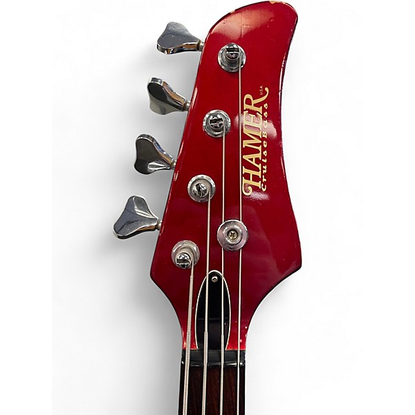 Used Hamer cruise bass red Electric Bass Guitar
