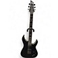 Used 2025 Schecter Guitar Research C1 SLS ELITE EVIL TWIN Satin Black Solid Body Electric Guitar thumbnail