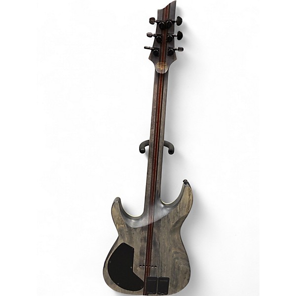 Used 2025 Schecter Guitar Research C1 SLS ELITE EVIL TWIN Satin Black Solid Body Electric Guitar