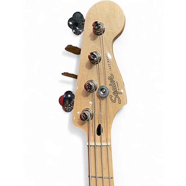 Used Squier Paranormal Jazz Bass 54 Black Electric Bass Guitar