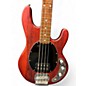 Used Sterling by Music Man Sub 4 Satin Red Electric Bass Guitar
