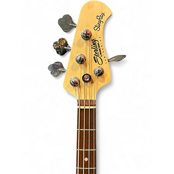 Used Sterling by Music Man Sub 4 Satin Red Electric Bass Guitar