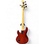 Used Sterling by Music Man Sub 4 Satin Red Electric Bass Guitar
