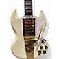 Used 2024 Epiphone 1963 les paul custom  inspired by gibson w/maestro Alpine White Solid Body Electric Guitar