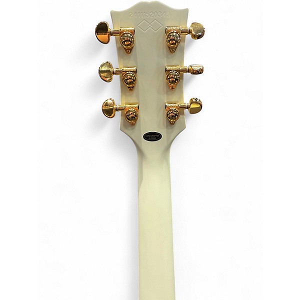 Used 2024 Epiphone 1963 les paul custom  inspired by gibson w/maestro Alpine White Solid Body Electric Guitar
