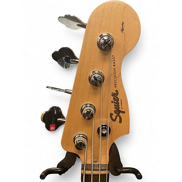 Used Squier Affinity Precision Bass Black Electric Bass Guitar