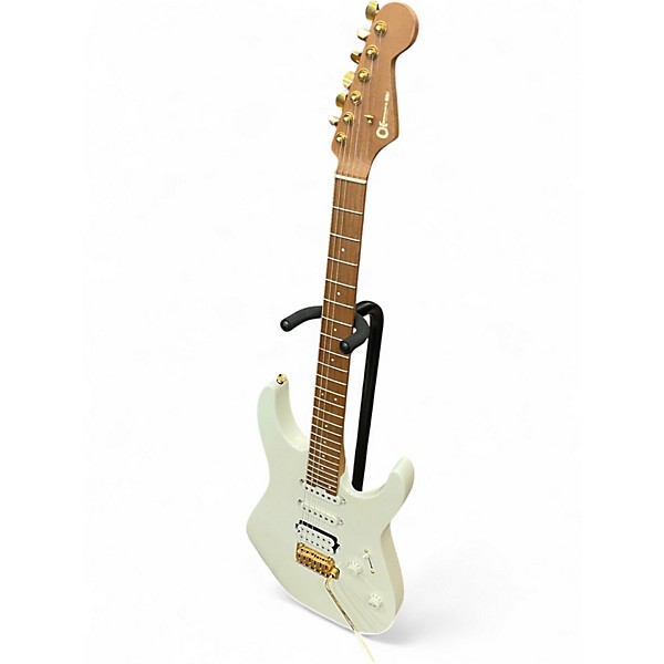 Used Charvel pro mod dk24 Snow White Solid Body Electric Guitar
