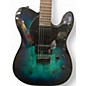 Used ESP LTD TE200DX Blue Burst Solid Body Electric Guitar