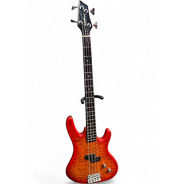 Used Washburn XB-100 Tiger Eye Electric Bass Guitar