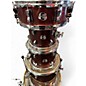Used Ludwig 5 Piece ELEMENT Ruby Drum Kit