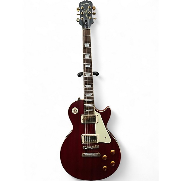 Used Epiphone Limited Edition Les Paul Standard Satin Cherry Solid Body Electric Guitar