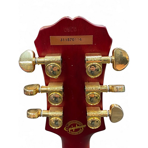 Used Epiphone Limited Edition Les Paul Standard Satin Cherry Solid Body Electric Guitar